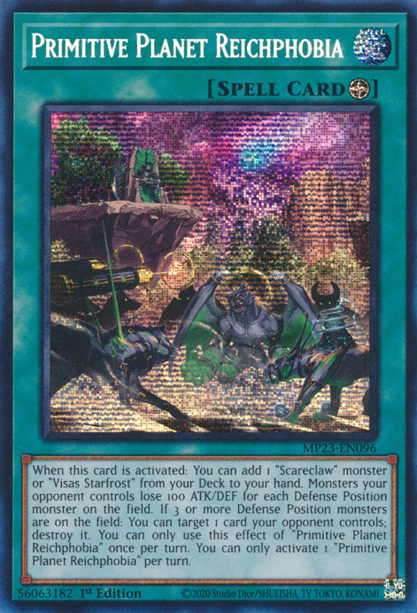 Primitive Planet Reichphobia [MP23-EN096] Prismatic Secret Rare | Pegasus Games WI