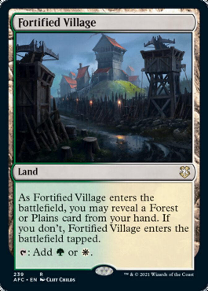 Fortified Village [Dungeons & Dragons: Adventures in the Forgotten Realms Commander] | Pegasus Games WI