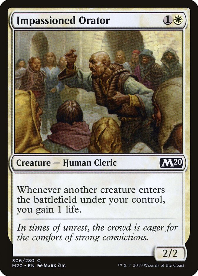 Impassioned Orator [Core Set 2020] | Pegasus Games WI