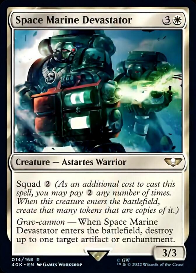 Space Marine Devastator (Surge Foil) [Warhammer 40,000] | Pegasus Games WI