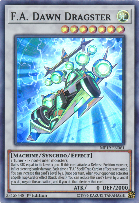 F.A. Dawn Dragster [MP19-EN061] Super Rare | Pegasus Games WI
