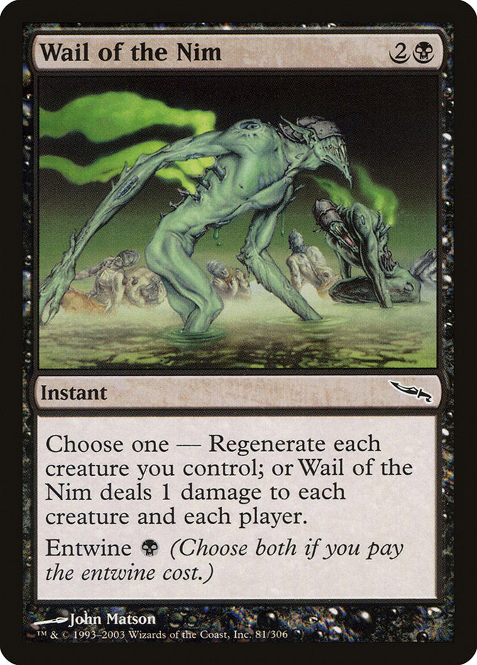 Wail of the Nim [Mirrodin] | Pegasus Games WI