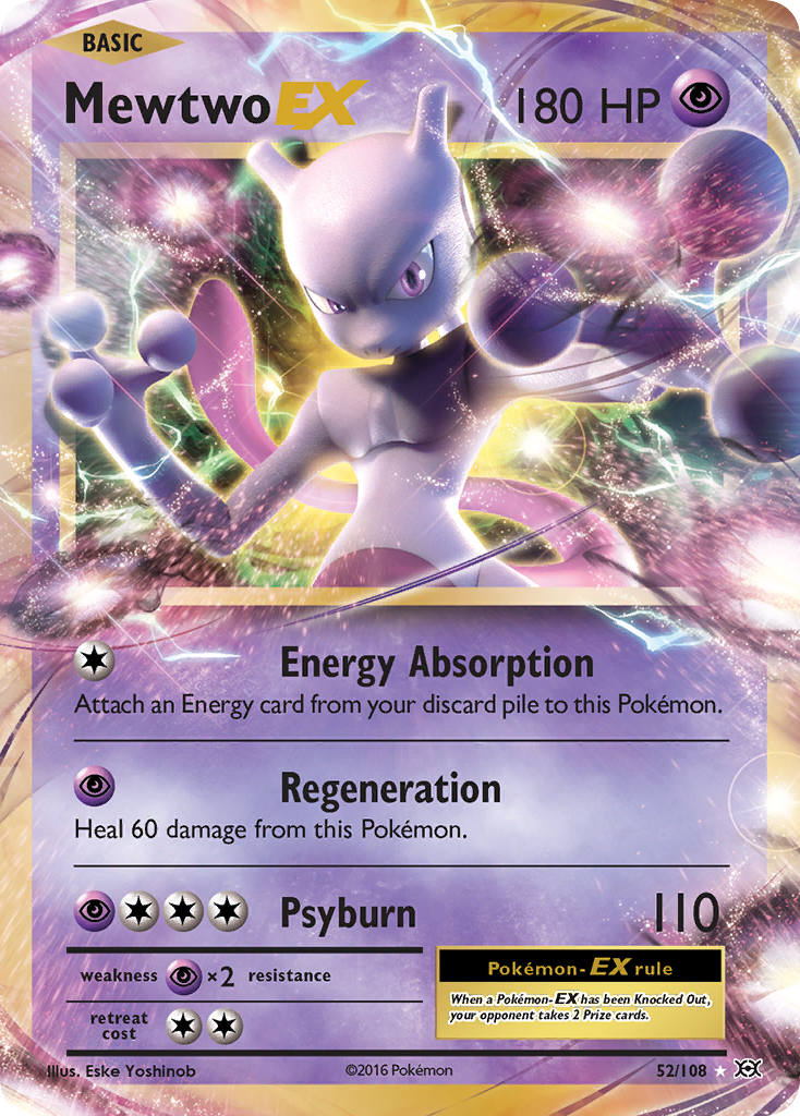 Mewtwo EX (52/108) [XY: Evolutions] | Pegasus Games WI