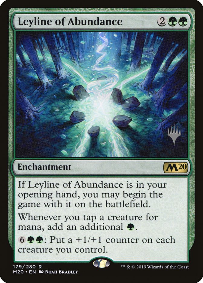 Leyline of Abundance (Promo Pack) [Core Set 2020 Promos] | Pegasus Games WI