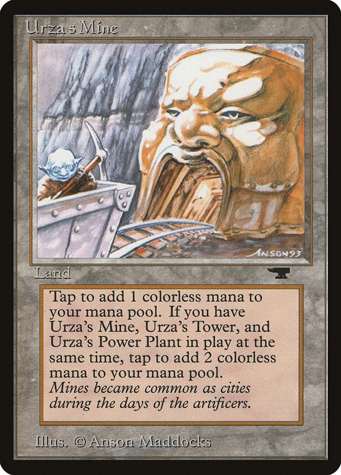 Urza's Mine (Mine Cart Entering Mouth) [Antiquities] | Pegasus Games WI