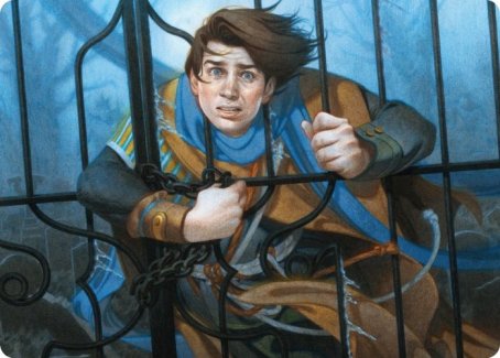 Locked in the Cemetery Art Card [Innistrad: Midnight Hunt Art Series] | Pegasus Games WI