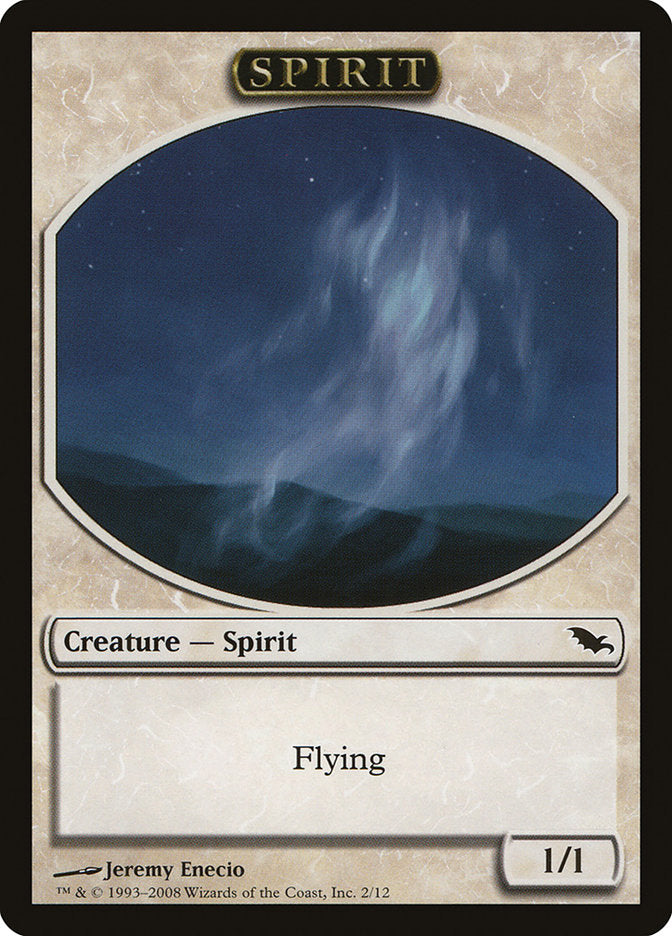 Spirit Token [Shadowmoor Tokens] | Pegasus Games WI