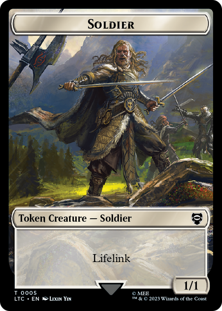 Soldier // Food Token [The Lord of the Rings: Tales of Middle-Earth Commander Tokens] | Pegasus Games WI