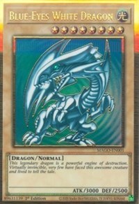 Blue-Eyes White Dragon [MAGO-EN001] Gold Rare | Pegasus Games WI