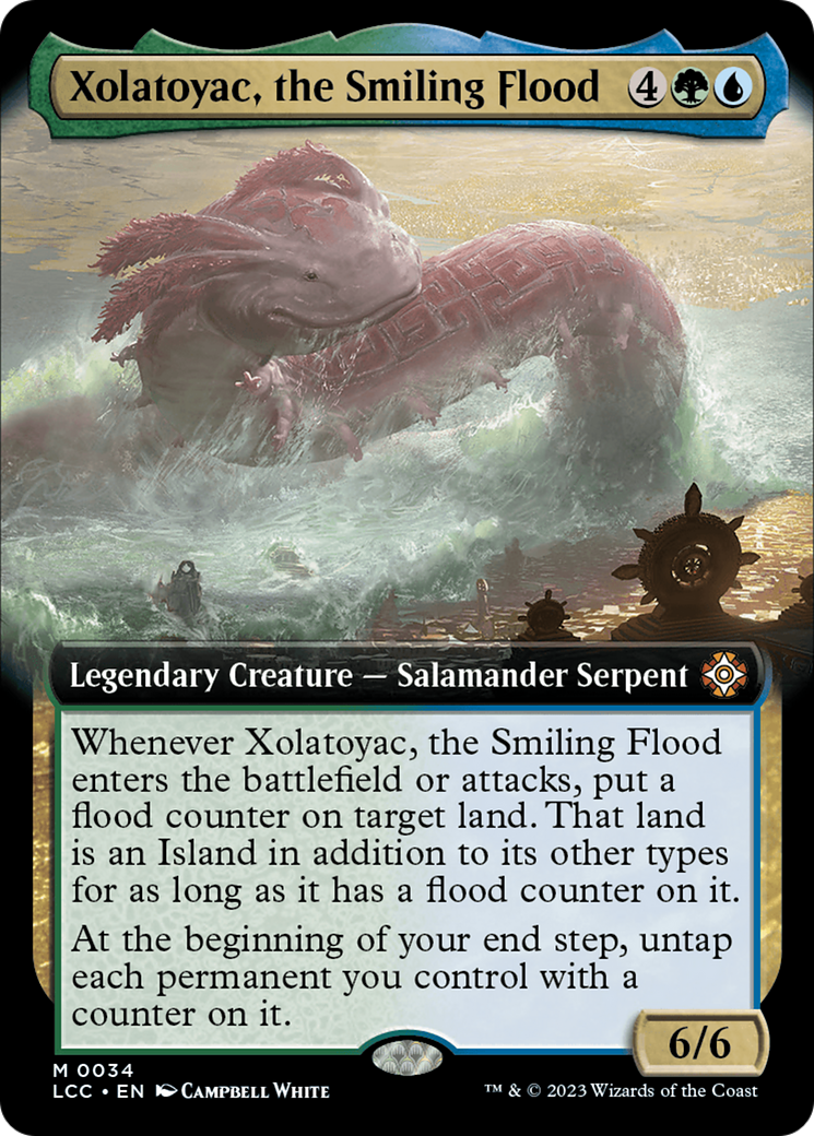 Xolatoyac, the Smiling Flood (Extended Art) [The Lost Caverns of Ixalan Commander] | Pegasus Games WI