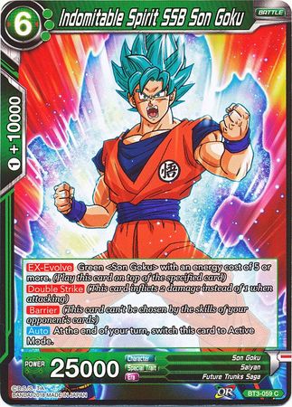 Indomitable Spirit SSB Son Goku [BT3-059] | Pegasus Games WI