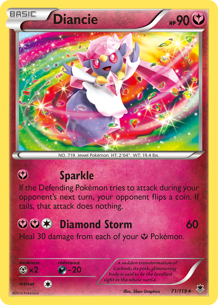 Diancie (71/119) [XY: Phantom Forces] | Pegasus Games WI