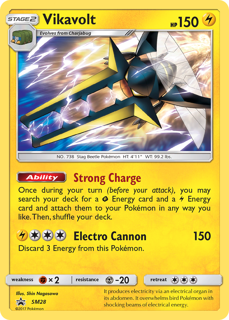 Vikavolt (SM28) [Sun & Moon: Black Star Promos] | Pegasus Games WI