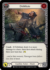 Debilitate (Red) [U-WTR066] (Welcome to Rathe Unlimited)  Unlimited Rainbow Foil | Pegasus Games WI