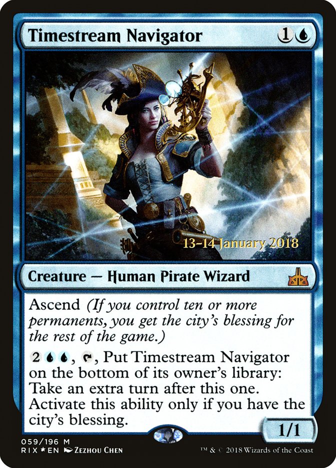 Timestream Navigator [Rivals of Ixalan Prerelease Promos] | Pegasus Games WI