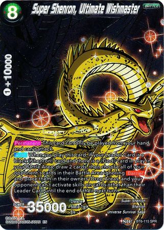 Super Shenron, Ultimate Wishmaster (SPR) [BT6-115_SPR] | Pegasus Games WI