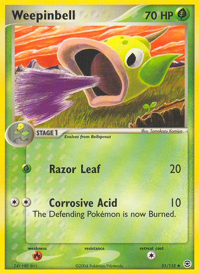 Weepinbell (51/112) [EX: FireRed & LeafGreen] | Pegasus Games WI