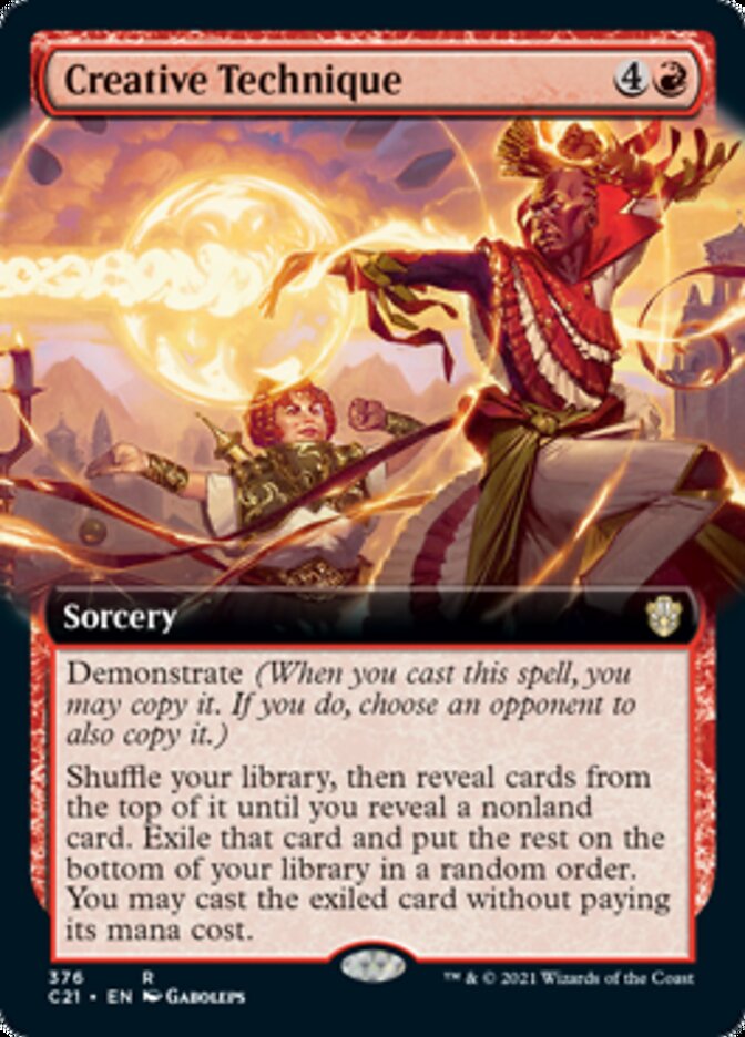 Creative Technique (Extended Art) [Commander 2021] | Pegasus Games WI