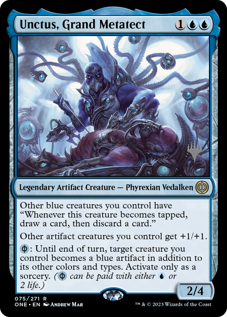 Unctus, Grand Metatect (Promo Pack) [Phyrexia: All Will Be One Promos] | Pegasus Games WI