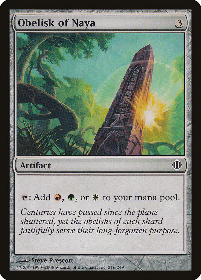 Obelisk of Naya [Shards of Alara] | Pegasus Games WI