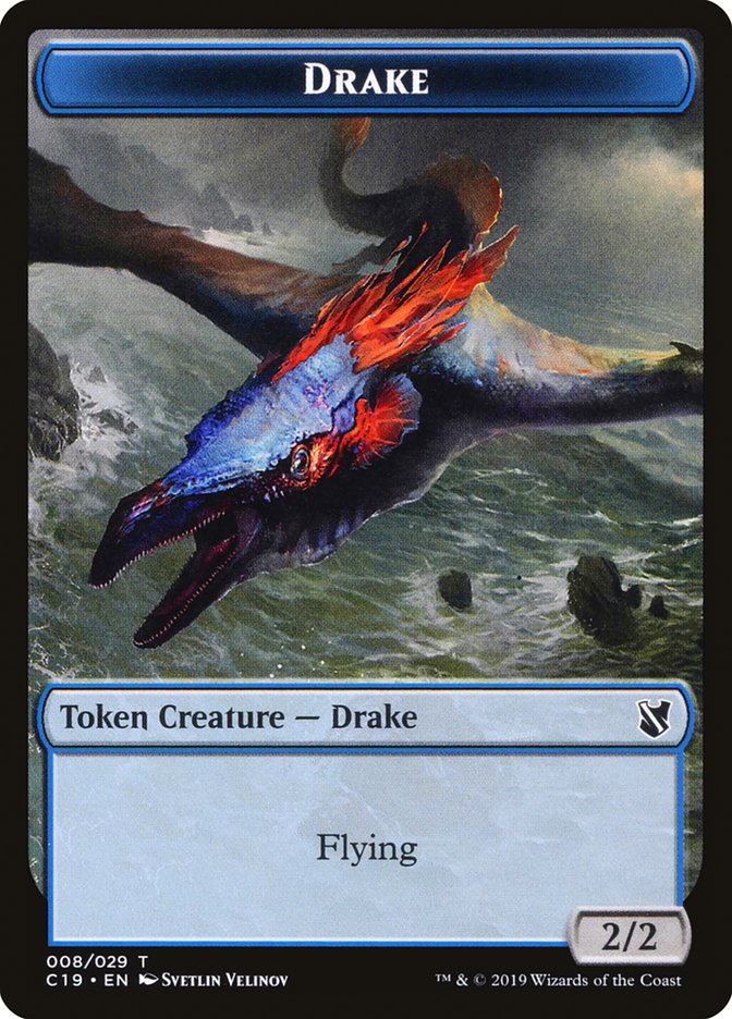 Drake Token [Commander 2019 Tokens] | Pegasus Games WI