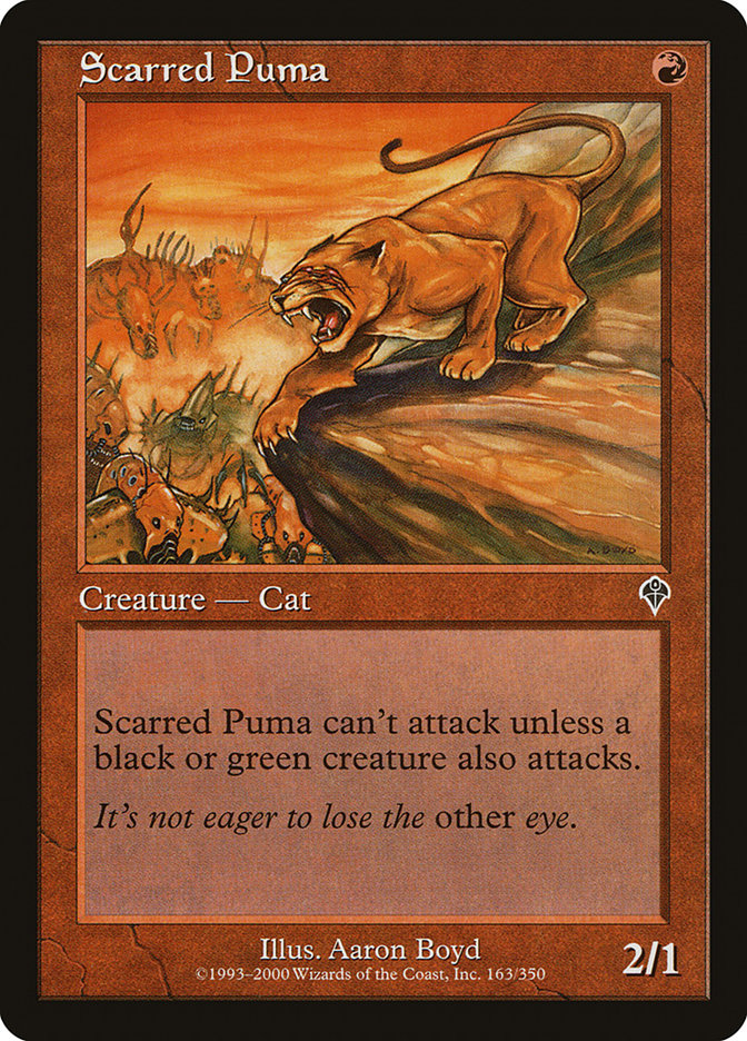 Scarred Puma [Invasion] | Pegasus Games WI