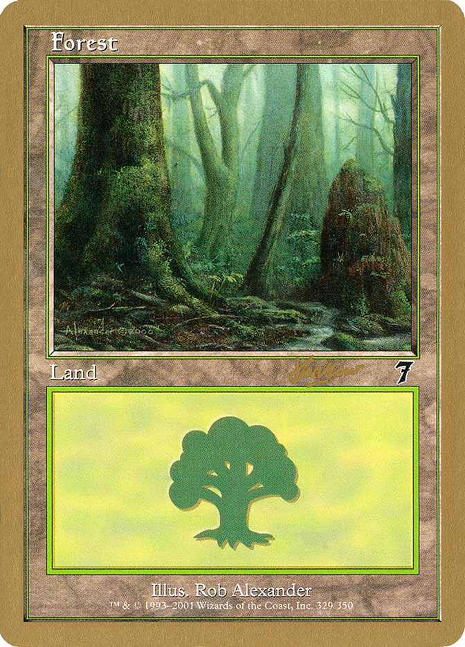 Forest (329) (Sim Han How) [World Championship Decks 2002] | Pegasus Games WI