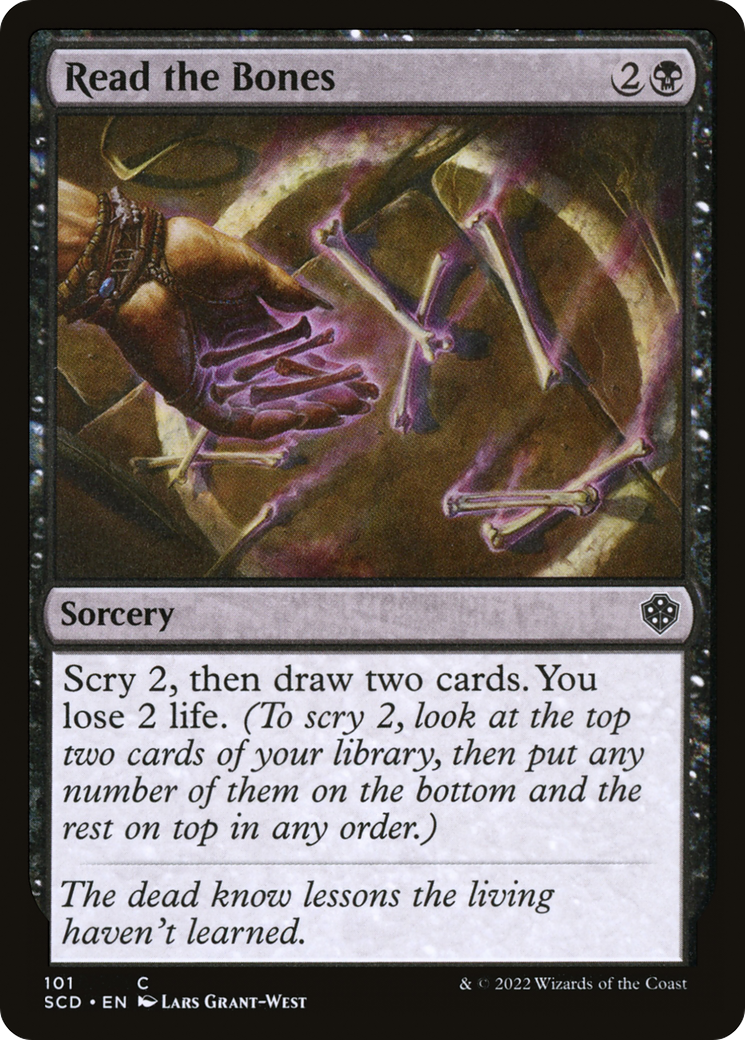 Read the Bones [Starter Commander Decks] | Pegasus Games WI