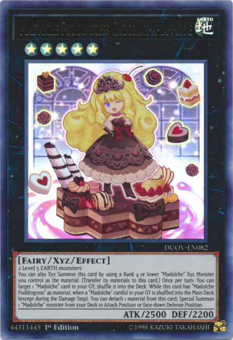 Madolche Puddingcess Chocolat-a-la-Mode [DUOV-EN082] Ultra Rare | Pegasus Games WI