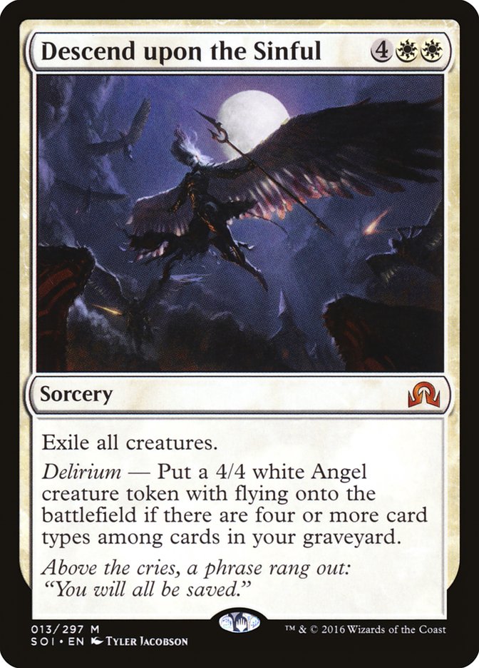 Descend upon the Sinful [Shadows over Innistrad] | Pegasus Games WI