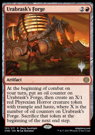 Urabrask's Forge (Promo Pack) [Phyrexia: All Will Be One Promos] | Pegasus Games WI