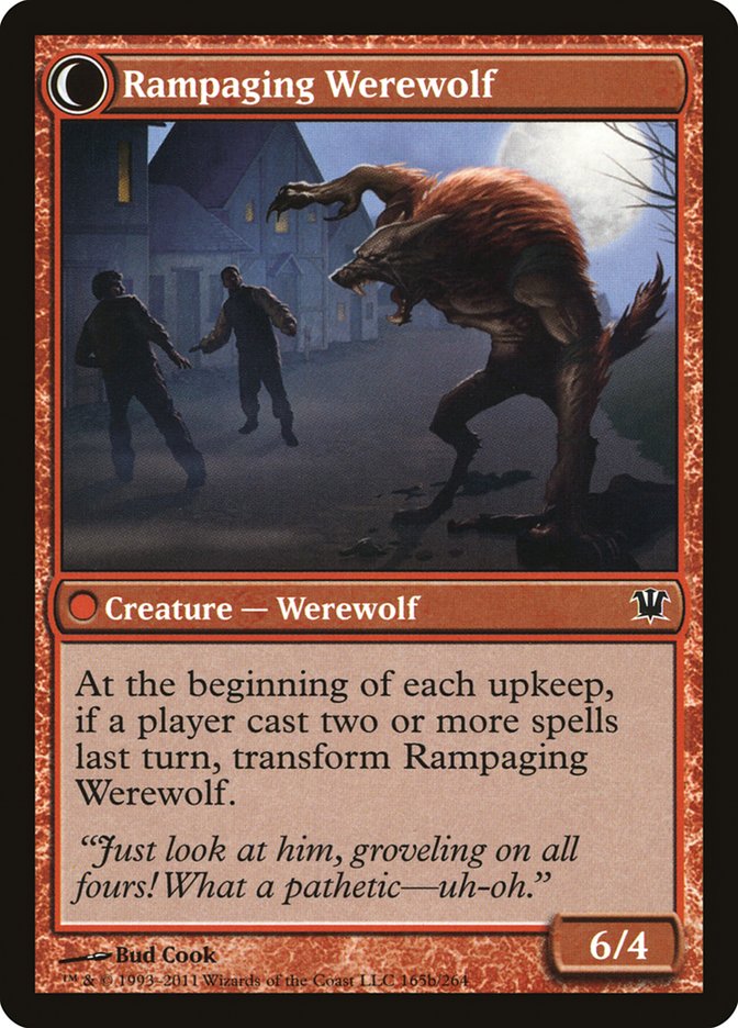 Tormented Pariah // Rampaging Werewolf [Innistrad] | Pegasus Games WI