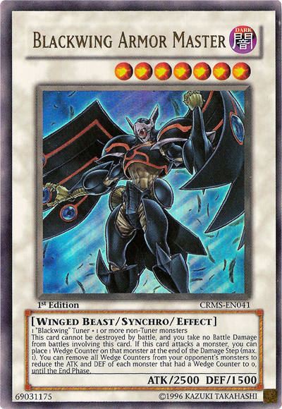 Blackwing Armor Master [CRMS-EN041] Ultra Rare | Pegasus Games WI