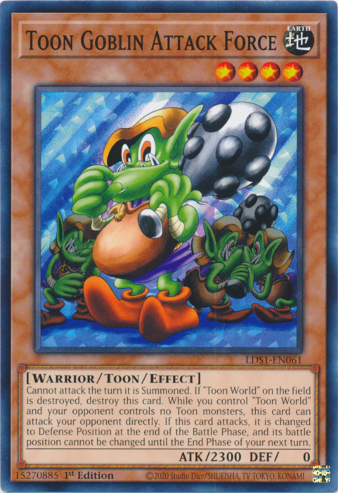 Toon Goblin Attack Force [LDS1-EN061] Common | Pegasus Games WI