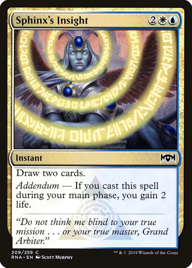 Sphinx's Insight [Ravnica Allegiance] | Pegasus Games WI