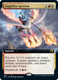 Angelfire Ignition (Extended Art) [Innistrad: Midnight Hunt] | Pegasus Games WI