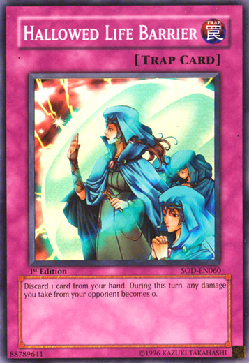 Hallowed Life Barrier [SOD-EN060] Super Rare | Pegasus Games WI