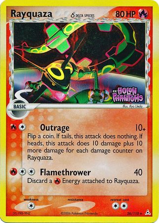 Rayquaza (26/110) (Delta Species) (Stamped) [EX: Holon Phantoms] | Pegasus Games WI