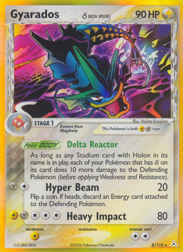 Gyarados (8/110) (Delta Species) [EX: Holon Phantoms] | Pegasus Games WI