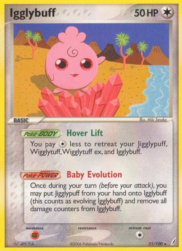 Igglybuff (21/100) [EX: Crystal Guardians] | Pegasus Games WI