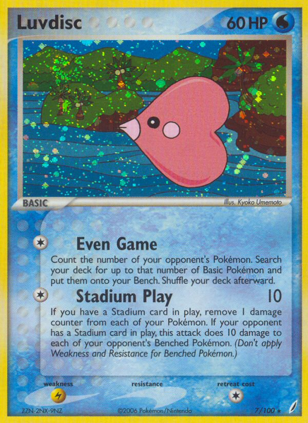 Luvdisc (7/100) [EX: Crystal Guardians] | Pegasus Games WI