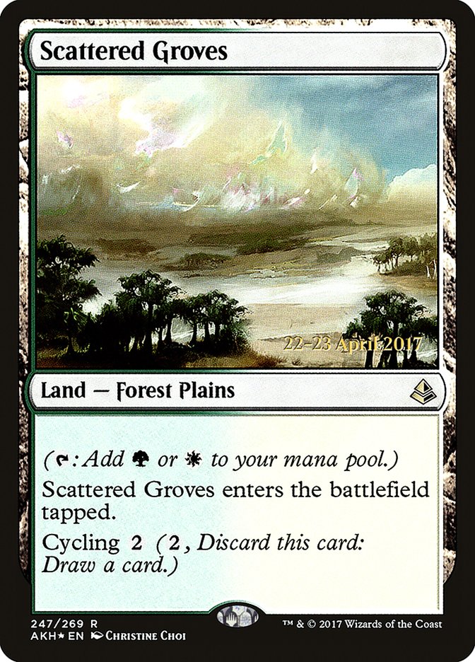 Scattered Groves [Amonkhet Prerelease Promos] | Pegasus Games WI