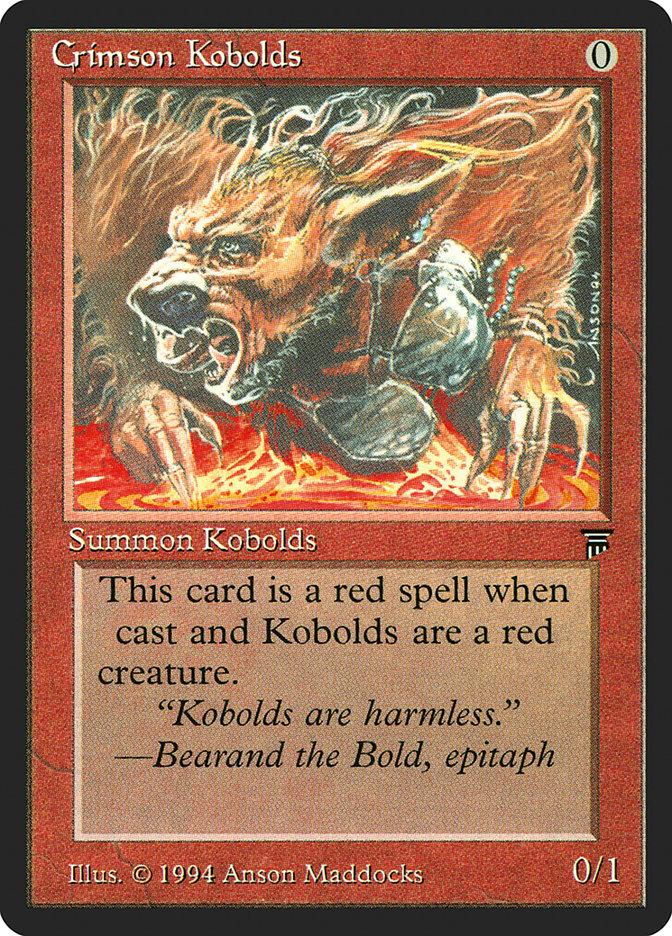 Crimson Kobolds [Legends] | Pegasus Games WI