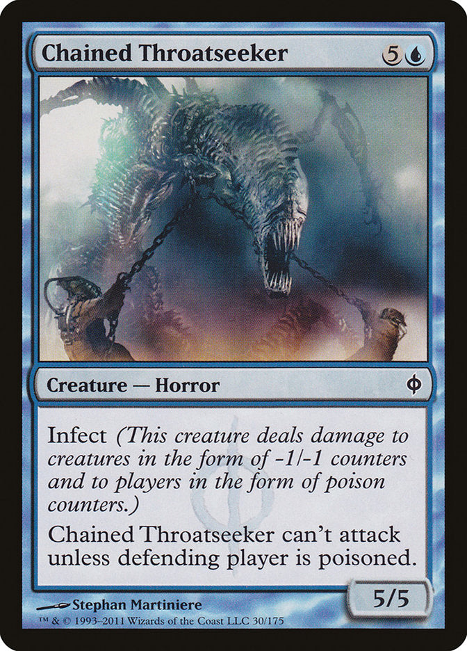 Chained Throatseeker [New Phyrexia] | Pegasus Games WI