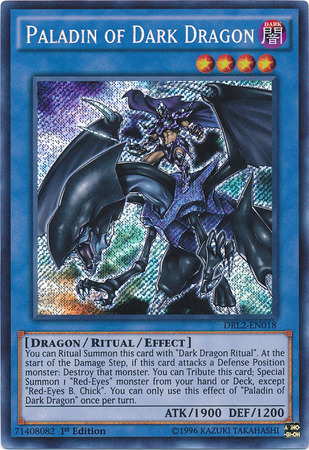 Paladin of Dark Dragon [DRL2-EN018] Secret Rare | Pegasus Games WI