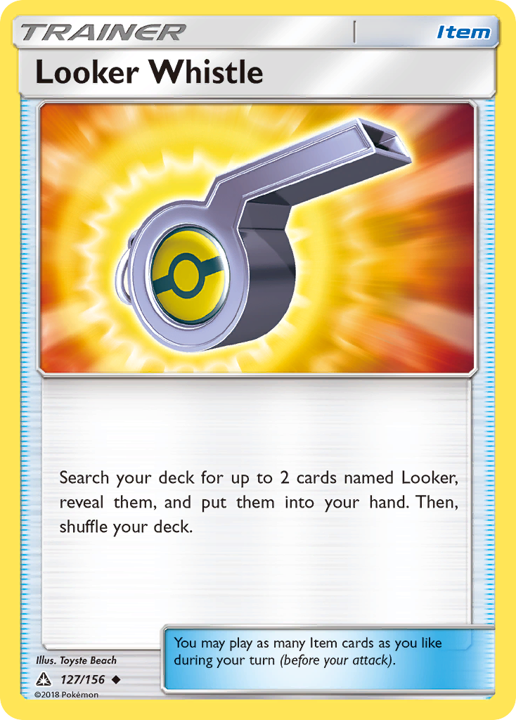 Looker Whistle (127/156) [Sun & Moon: Ultra Prism] | Pegasus Games WI