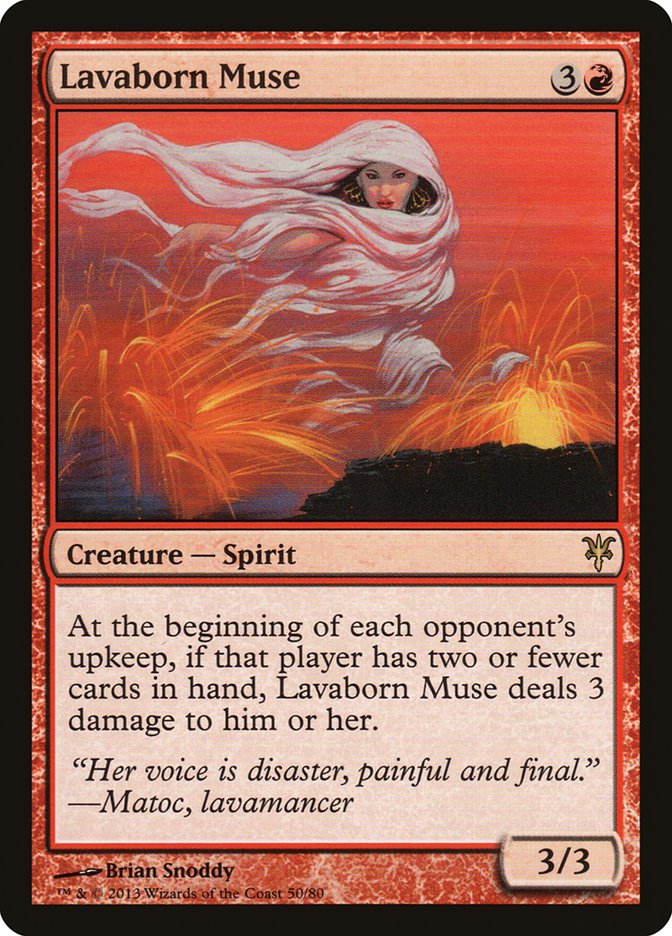 Lavaborn Muse [Duel Decks: Sorin vs. Tibalt] | Pegasus Games WI