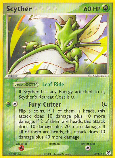 Scyther (29/112) [EX: FireRed & LeafGreen] | Pegasus Games WI