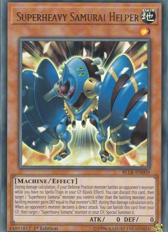 Superheavy Samurai Helper [BLLR-EN009] Ultra Rare | Pegasus Games WI