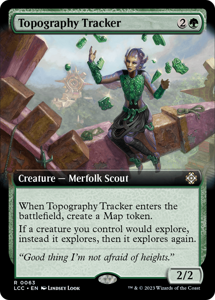 Topography Tracker (Extended Art) [The Lost Caverns of Ixalan Commander] | Pegasus Games WI